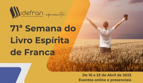 71ª Semana do Livro Espírita de Franca começa no dia 16 com eventos presenciais e on-line