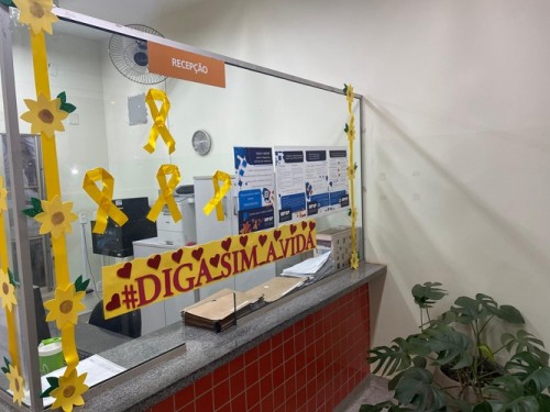 ‘Juntos Unidos pela Vida’: CAPS e Ambulatório de Saúde Mental promovem ação pelo Setembro Amarelo em Franca